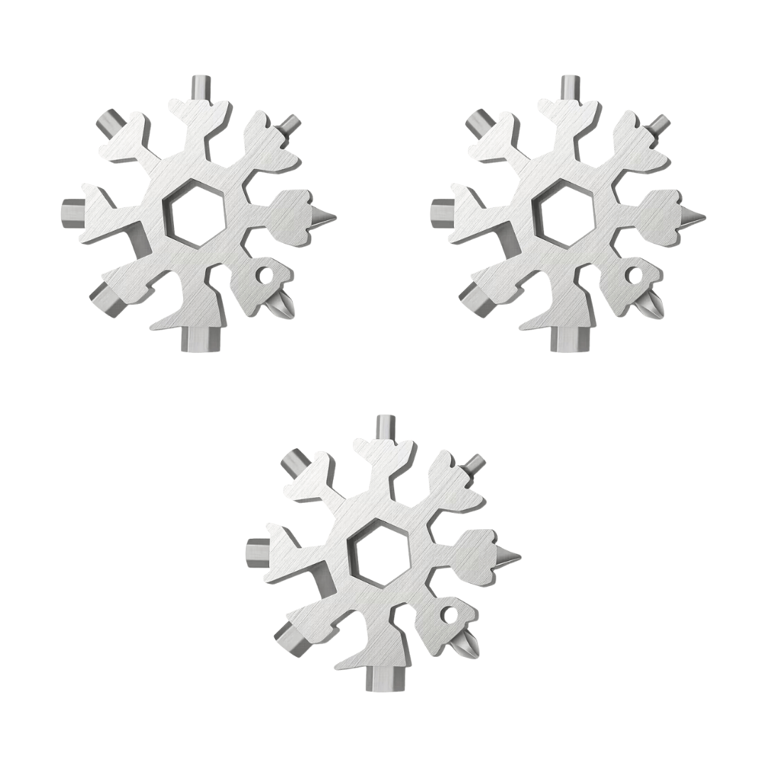 Othemo 3 Pack 8-in-1 Snowflake Tool