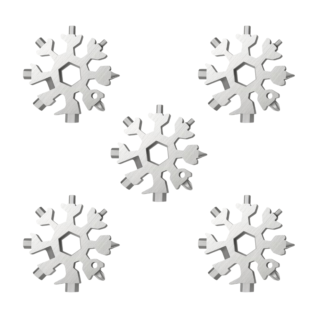 Othemo 5 Pack 8-in-1 Snowflake Tool