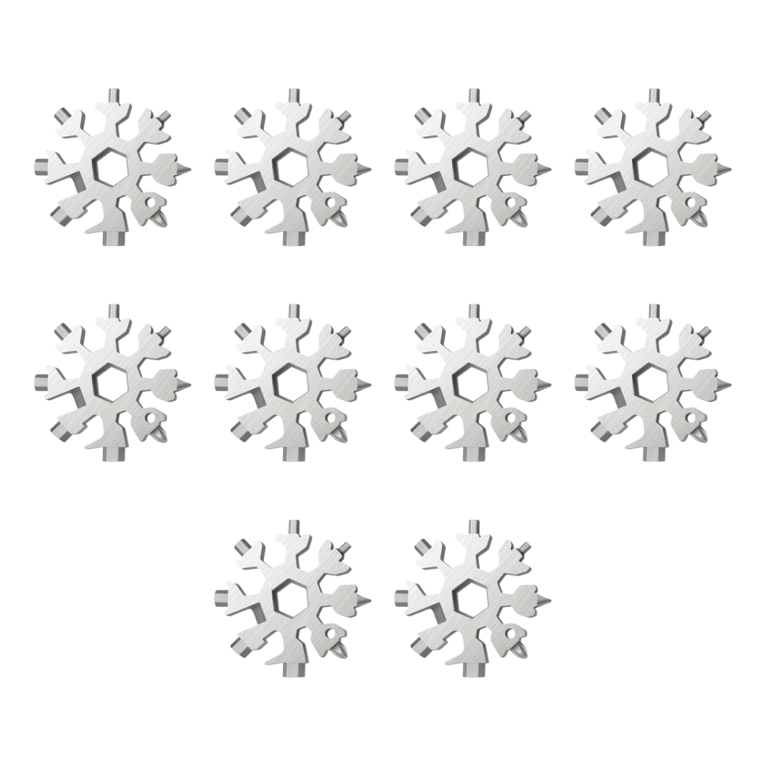 Othemo 10 Pack 8-in-1 Snowflake Tool